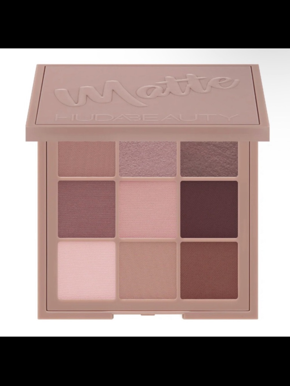 HUDA BEAUTY Matte Eyeshadow Palette - Pink, Mauve & Brown Tones